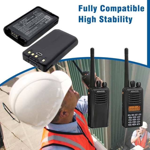 7.4V, Li-ion, 2000mAh, Two-Way Radio battery fits Kenwood, Knb-24l, Nx-220, Nx-320, 14.8Wh Two-Way Radio Cameron Sino Technology Limited