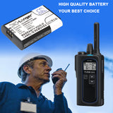 3.6V, Li-ion, 2350mAh, Two-Way Radio battery fits Kenwood, KNB-81L, NX-P500, PKT-300, 8.46Wh Two-Way Radio Cameron Sino Technology Limited