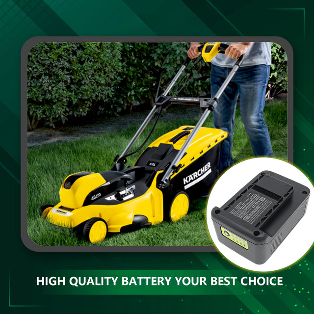 36.0V, Li-ion, 2000mAh, Gardening Tools battery fits Karcher, 6.445-039.0, Cordless lawn mower LMO 36-40, Cordless lawn mower LMO 36-46, 72Wh Gardening Tools Cameron Sino Technology Limited