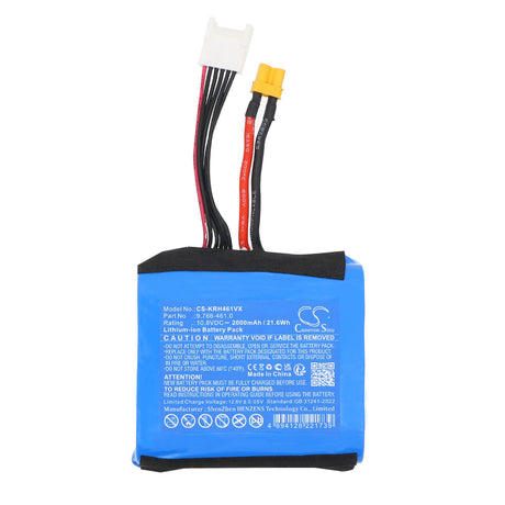 10.8V, Li-ion, 2000mAh, Vacuum battery fits Karcher, 9.766-461.0, 21.6Wh Vacuum Cameron Sino Technology Limited