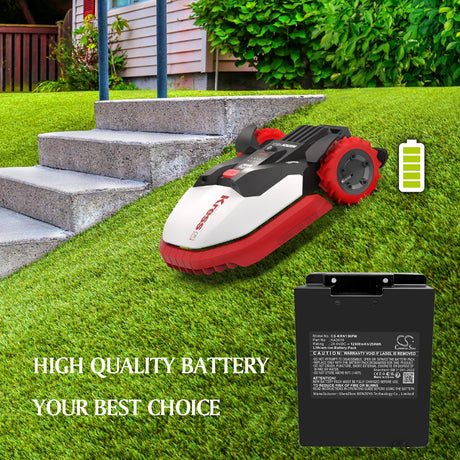 20.0V, Li-ion, 12500mAh, Lawn Mowers battery fits Kress, 59002628, KR133E, KR136E, 250Wh Lawn Mowers Cameron Sino Technology Limited (Dangerous Goods)