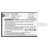 3.7V, Li-ion, 4950mAh, Payment Terminal battery fits Szzt, 1icp7/60/90, Ks8223, 18.32Wh Payment Terminal Cameron Sino Technology Limited