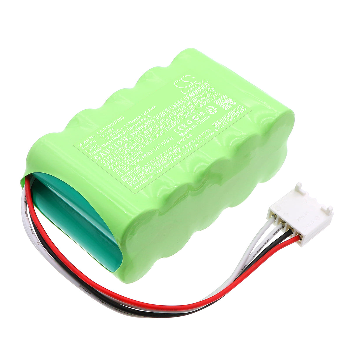 12.0V, Ni-MH, 2100mAh, Medical battery fits Kci, 340426, Info VAC Therapy Unit, VAC Freedom Therapy Unit, 25.2Wh Medical Cameron Sino Technology Limited (Medical)
