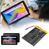 3.7V, Li-Polymer, 2800mAh, Tablet battery fits Polaroid, SR3070110P, MIDS747PXE, MIDS747PXE52, 10.36Wh Tablet Cameron Sino Technology Limited