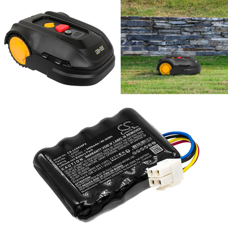 20.0V, Li-ion, 3400mAh, Lawn Mowers battery fits Landxcape, 50046811, Cr208e, Lx810i, 68.0Wh Lawn Mowers Cameron Sino Technology Limited