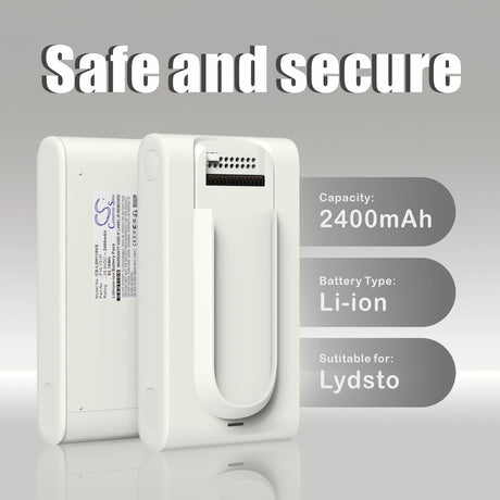 25.9V, Li-ion, 2400mAh, Vacuum battery fits Lydsto, P10-7s1p, H11, Lydsto H11h, 62.16Wh Vacuum Cameron Sino Technology Limited