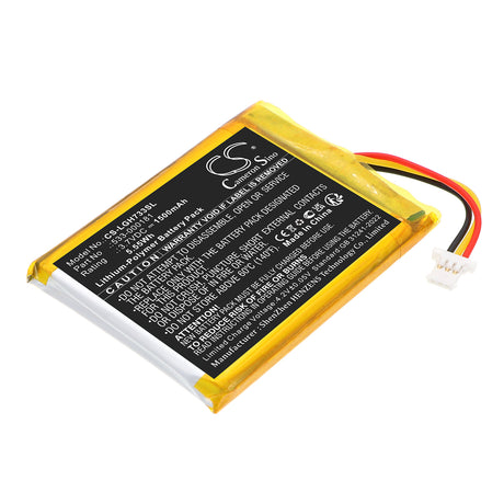 3.7V, Li-Polymer, 1500mAh, Wireless Headset battery fits Logitech, 533-000181, G733, 5.55Wh Wireless Headset Cameron Sino Technology Limited