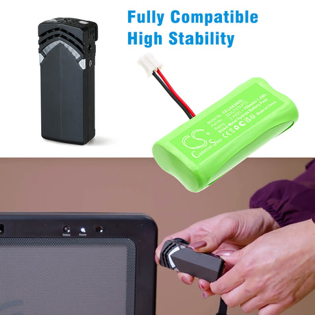 2.4V, Ni-MH, 750mAh, Wireless Headset battery fits Lightspeed, 2EXL7379-PTC, Flexcat Handheld Remote Contro, Flexmike, 1.8Wh Wireless Headset Cameron Sino Technology Limited