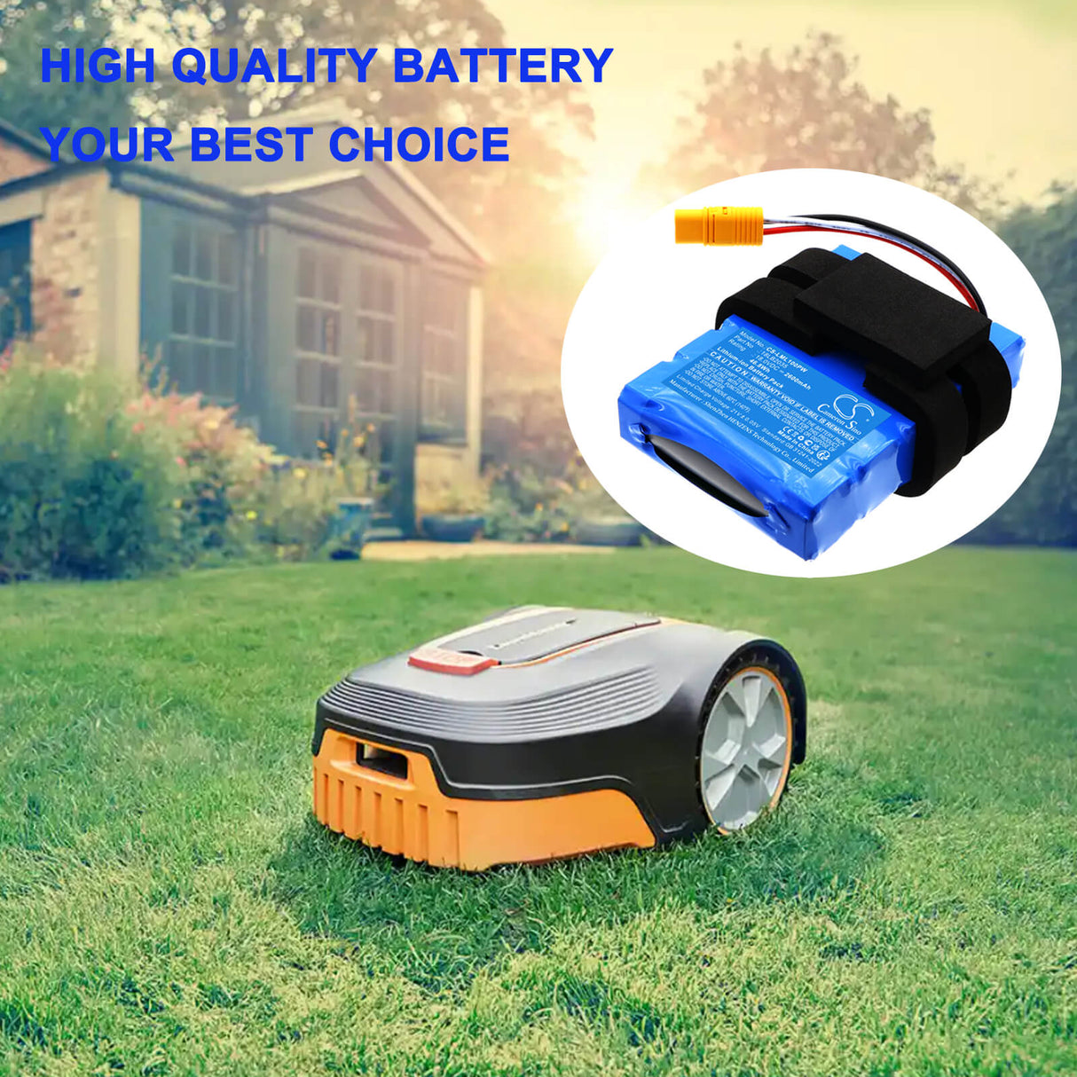 18.0V, Li-ion, 2600mAh, Lawn Mowers battery fits Lawnmaster, 18LB2035, L10, L12, 46.8Wh Lawn Mowers Cameron Sino Technology Limited
