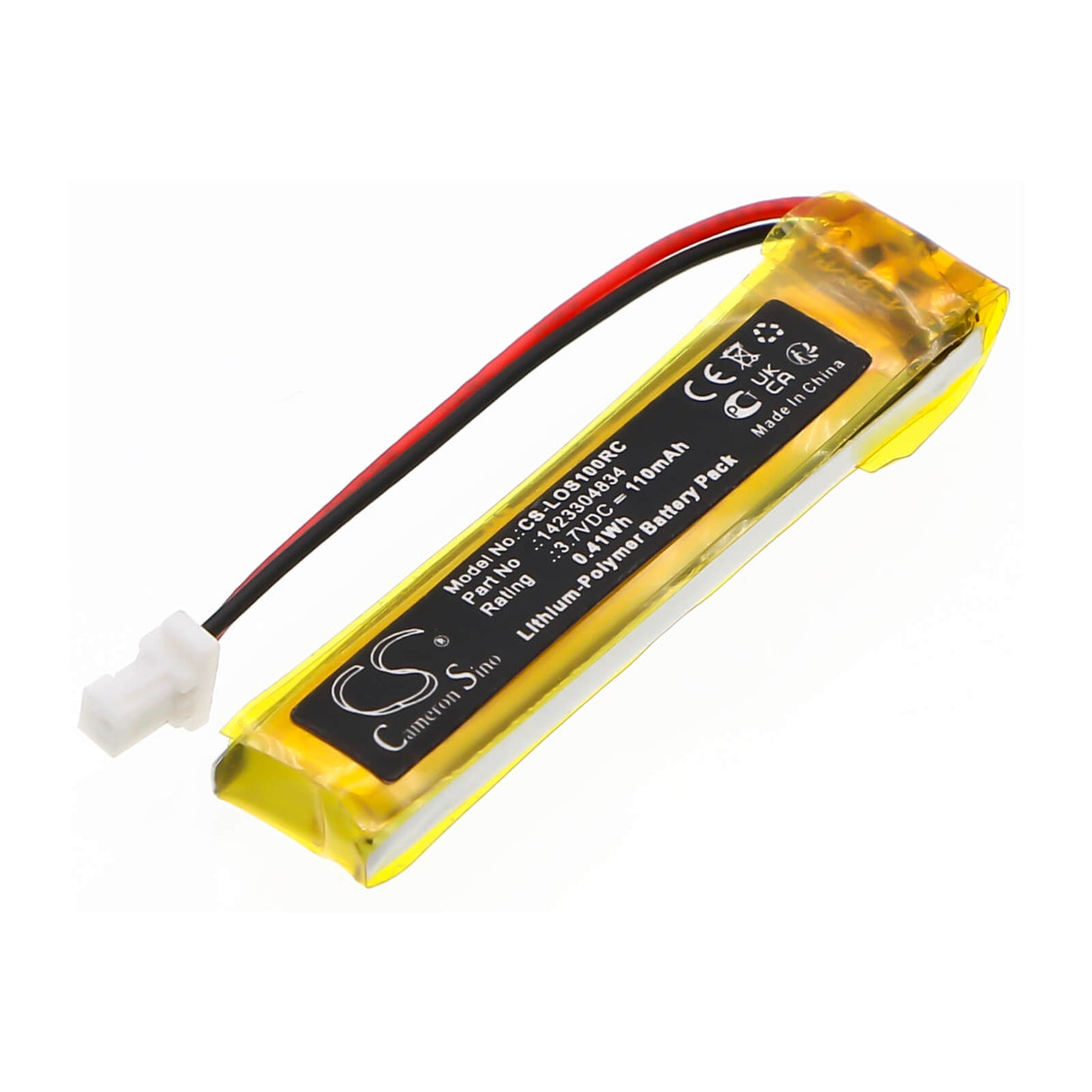 3.7V, Li-Polymer, 110mAh, Remote Control battery fits Logitech, 1423304834, Spotlight Presentation Remote, 0.41Wh Remote Control Cameron Sino Technology Limited