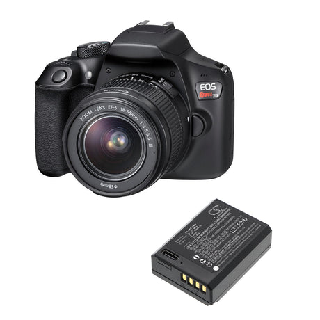 7.4V, Li-ion, 1000mAh, Camera battery fits Canon, Lp-e10, Ds126291, Ds126491, 7.4Wh Camera Cameron Sino Technology Limited (Camera)
