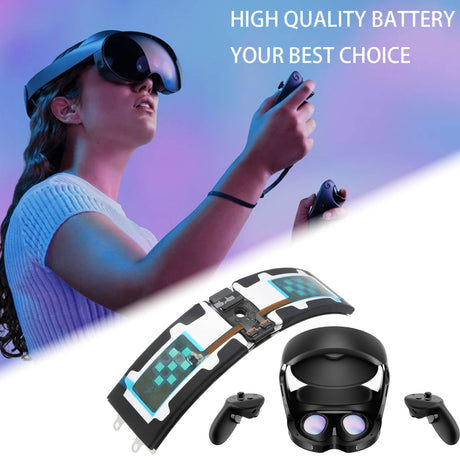3,85V, Li-ion, 5540mAh, batterie VR compatible avec Meta, Oculus Quest Pro, 21,33Wh VR Cameron Sino Technology Limited