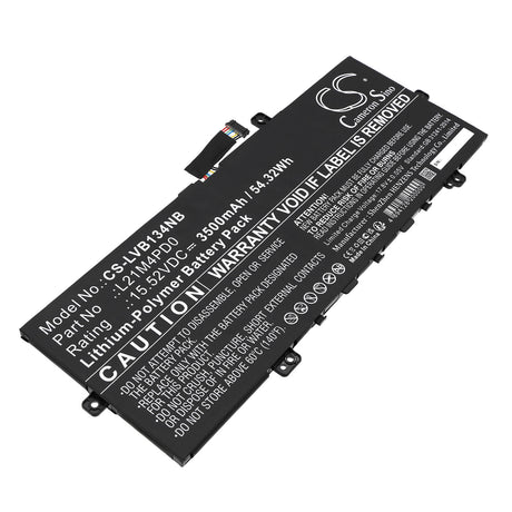 15.52V, Li-Polymer, 3500mAh, Notebook Battery fits Lenovo, Thinkbook 13s G4 Arb 21as0005p, Thinkbook 13s G4 Arb 21as0006a, 54.32Wh Notebook, Laptop Cameron Sino Technology Limited