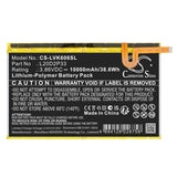 3.86V, Li-Polymer, 10000mAh, Tablet battery fits Lenovo, L20C2P33, Yoga Pad Pro, YT-K606FW, 38.6Wh Tablet Cameron Sino Technology Limited