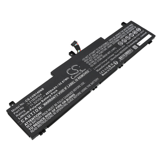 11.52V, Li-Polymer, 4850mAh, Notebook Battery fits Lenovo, Thinkpad Neo 14, 55.87Wh Notebook, Laptop Cameron Sino Technology Limited