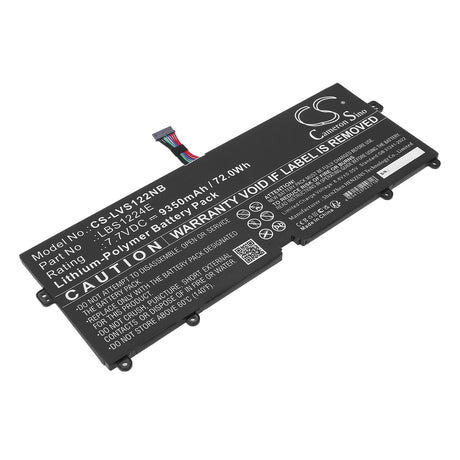 7.7V, Li-Polymer, 9350mAh, Notebook, Laptop battery fits Lg, LBS1224E, 13Z980, 13Z990, 72.0Wh Notebook, Laptop Cameron Sino Technology Limited