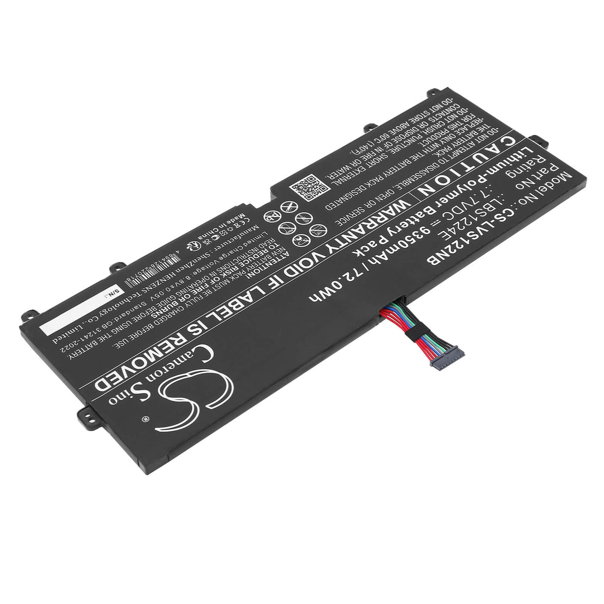 7.7V, Li-Polymer, 9350mAh, Notebook, Laptop battery fits Lg, LBS1224E, 13Z980, 13Z990, 72.0Wh Notebook, Laptop Cameron Sino Technology Limited