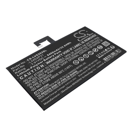 3.91V, Li-Polymer, 8400mAh, Tablet battery fits Lenovo, L24D2P31, XiaoXin Pad Pro 2024, 32.84Wh Tablet Cameron Sino Technology Limited