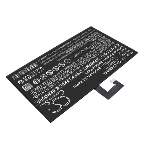 3.91V, Li-Polymer, 8400mAh, Tablet battery fits Lenovo, L24D2P31, XiaoXin Pad Pro 2024, 32.84Wh Tablet Cameron Sino Technology Limited