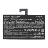 3.91V, Li-Polymer, 8400mAh, Tablet battery fits Lenovo, L24D2P31, XiaoXin Pad Pro 2024, 32.84Wh Tablet Cameron Sino Technology Limited