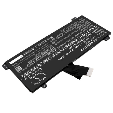 11.4V, Li-Polymer, 3700mAh, Notebook, Laptop battery fits Medion, 0b23-01q9000m, Akoya E6245, Akoya E6245(md 61126 Msn 30025, 42.18Wh Notebook, Laptop Cameron Sino Technology Limited