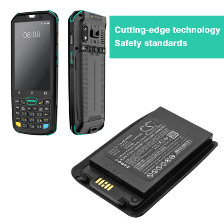 3.85V, Li-Polymer, 5100mAh, Barcode Scanner battery fits Mindeo, 1ICP9/44/75, HMD40, M40, 19.63Wh Barcode Scanner Cameron Sino Technology Limited