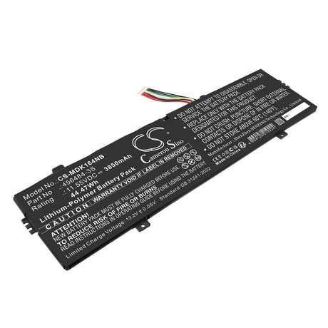 11.55V, Li-Polymer, 3850mAh, Notebook, Laptop battery fits Medion, 456484-3S, Akoya E14303 (NS14AR), Akoya E14304 (NS14AR), 44.47Wh Notebook, Laptop Cameron Sino Technology Limited