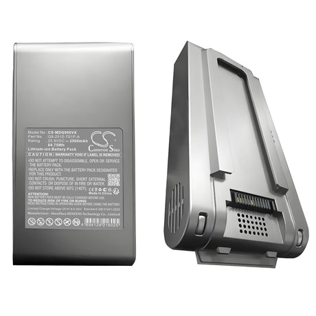 25.9V, Li-ion, 2500mAh, Vacuum battery fits Midea, Q9-2510-7s1p-a, Q9 Station, 64.75Wh Vacuum Cameron Sino Technology Limited