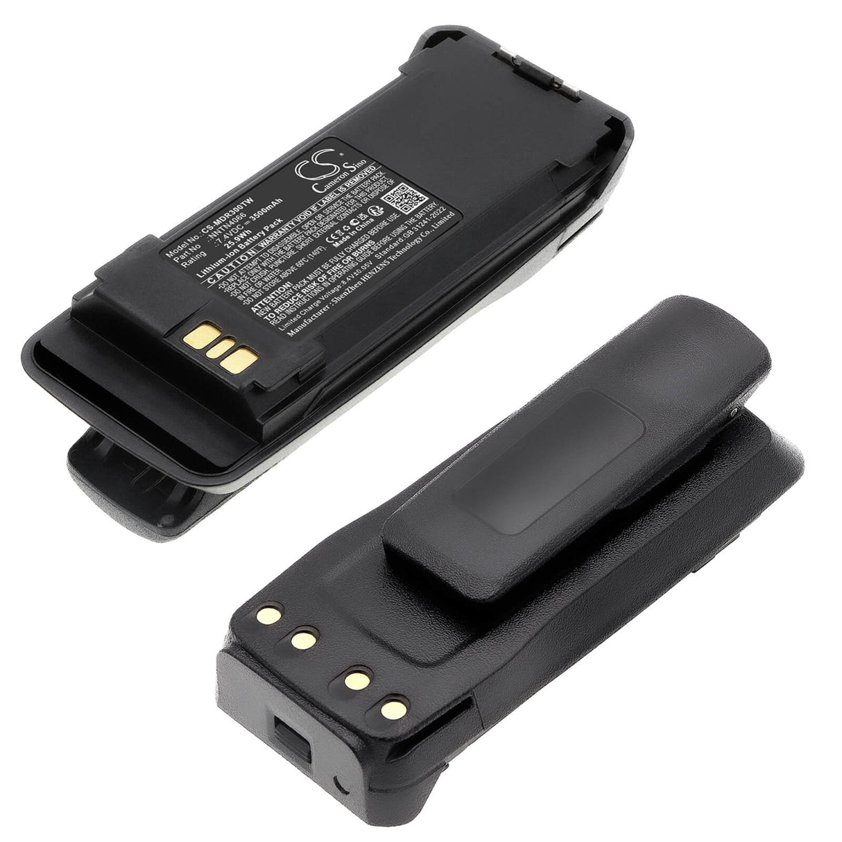 7.4V, Li-ion, 3500mAh, Two-Way Radio battery fits Vertex, VXD720, 25.9Wh Two-Way Radio Cameron Sino Technology Limited