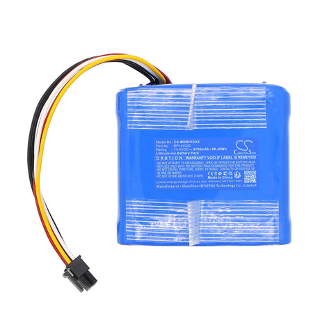 14.4V, Li-ion, 6700mAh, Vacuum battery fits Eta, BP14452C, 5241 Aurum, 6241 Aurum, 96.48Wh Vacuum Cameron Sino Technology Limited