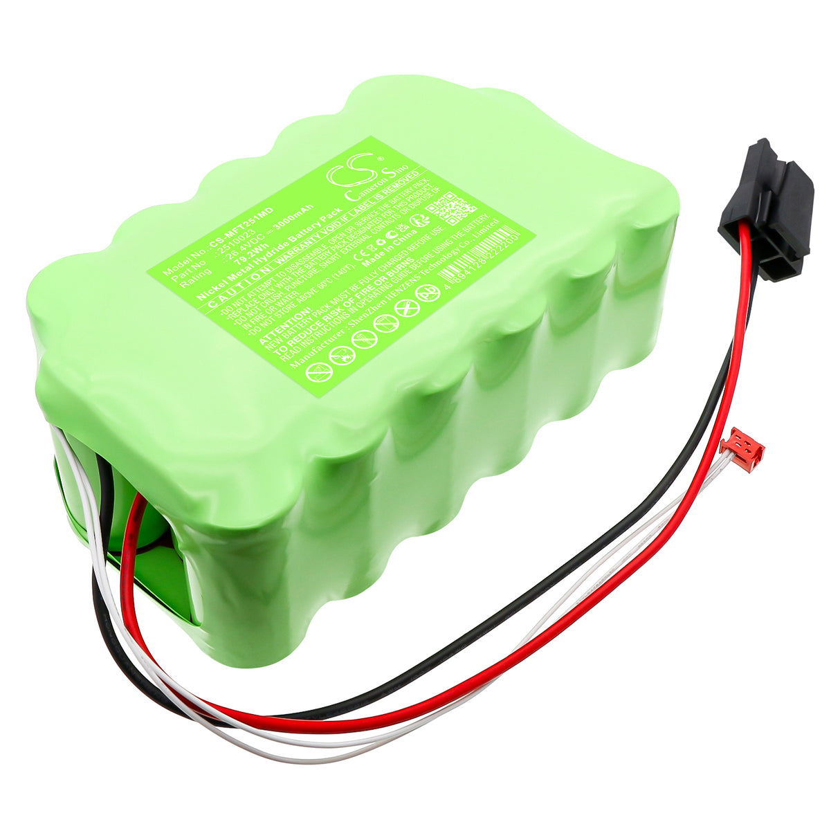 26.4V, Ni-MH, 3000mAh, Medical battery fits Molift, 1 221 115.00, AIR 2510023, Air 300, 79.2Wh Medical Cameron Sino Technology Limited (Medical)