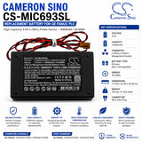 PLC Battery for Ge Fanuc, Ic693acc302a, Ic693acc302b 3v, 15000mah - 45.00wh PLC Cameron Sino Technology Limited