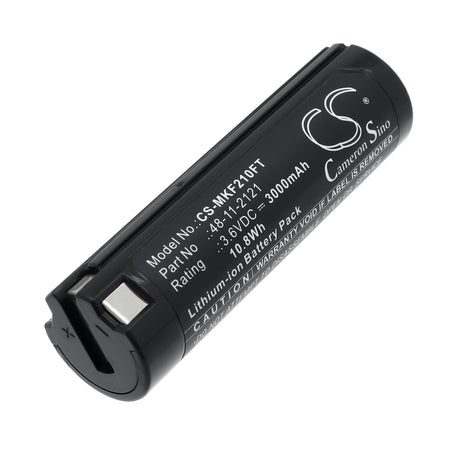 3.6V, Li-ion, 3000mAh, Flashlight battery fits Milwaukee, 48-11-2121, 2112-21, 2114-21, 10.8Wh Flashlight Cameron Sino Technology Limited