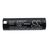 3.6V, Li-ion, 3000mAh, Flashlight battery fits Milwaukee, 48-11-2121, 2112-21, 2114-21, 10.8Wh Flashlight Cameron Sino Technology Limited