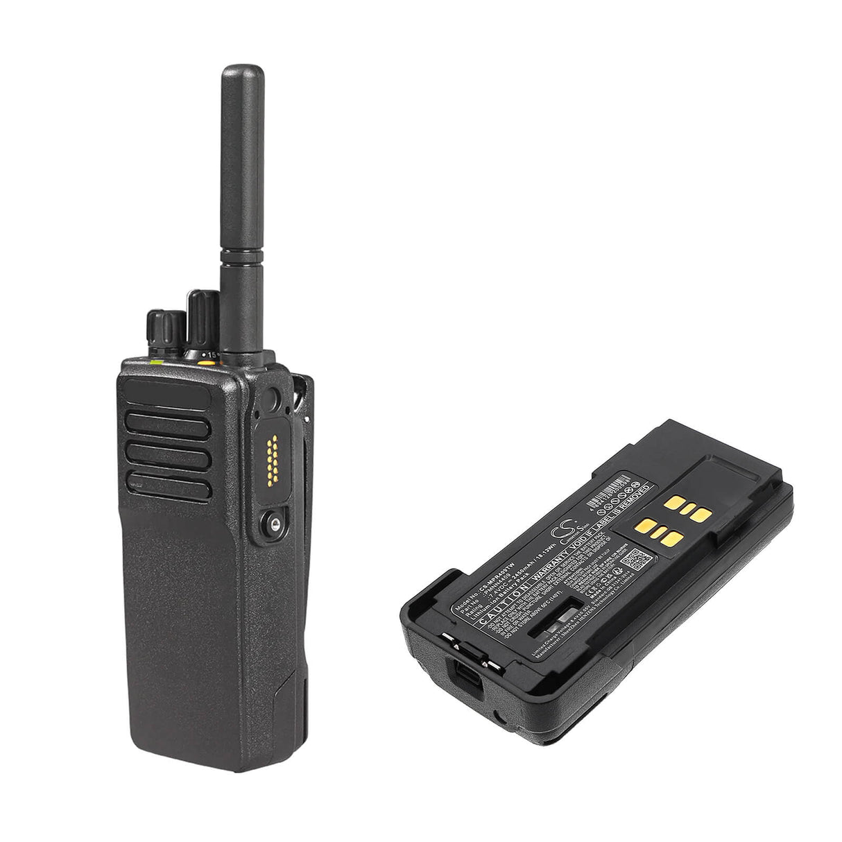 Impres 7.4V, Li-ion, 2450mAh, Two-Way Radio, Battery fits Motorola, Apx2000, Apx3000, 18.13Wh Two-Way Radio Cameron Sino Technology Limited