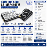 Motorola PMNN4468A Replacement Battery 1800mAh 3.7V Li-Ion Two-Way Radio Cameron Sino Technology Limited