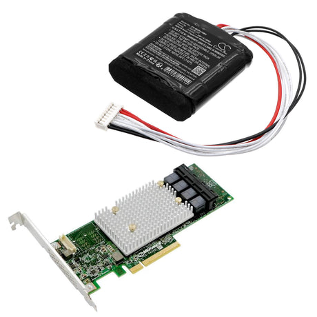 5.4V, HPC, 35F, PLC battery fits Microsemi, ASCM 35F, 2294600-R SmartRAID 3154-8i16e, SmartRAID ASR-3101-4i SAS Cont, 0.19Wh PLC Cameron Sino Technology Limited