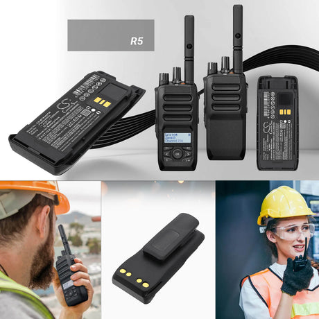 7.4V, Li-ion, 2200mAh, Impres Two-Way Radio battery fits Motorola, PMNN4888A, R5, 16.28Wh Two-Way Radio Cameron Sino Technology Limited