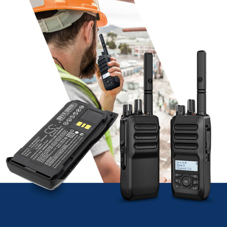 7.4V, Li-ion, 2200mAh, Two-Way Radio battery fits Motorola, PMNN4888A, R5, Impres, 16.28Wh Two-Way Radio Cameron Sino Technology Limited