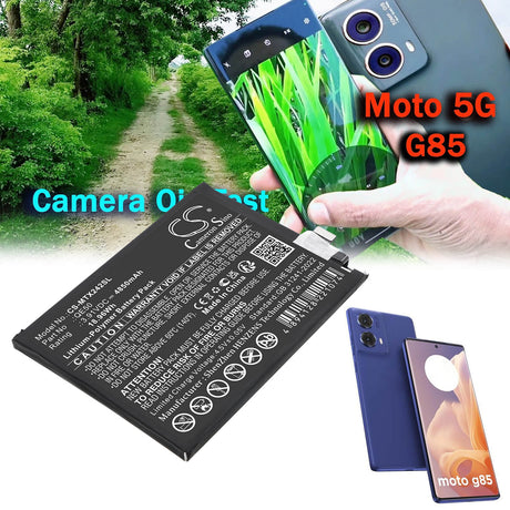3,91V, Li-Polymer, 4850mAh, Mobile, Batterie de smartphone compatible avec Motorola, QE50, Moto G85 5G, Moto S50 Neo 5G, 18,96Wh Mobile, Smartphone Cameron Sino Technology Limited