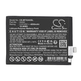3.91V, Li-Polymer, 4850mAh, Mobile, SmartPhone battery fits Motorola, QG50, Moto G35 5G, XT2433-1, 18.96Wh Mobile, SmartPhone Cameron Sino Technology Limited