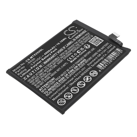 3.91V, Li-Polymer, 4900mAh, Mobile, SmartPhone battery fits Motorola, RA50, Moto G 5G 2025, Moto G15 NFC 2025, 19.16Wh Mobile, SmartPhone Cameron Sino Technology Limited