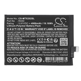 3.91V, Li-Polymer, 4900mAh, Mobile, SmartPhone battery fits Motorola, RA50, Moto G 5G 2025, Moto G15 NFC 2025, 19.16Wh Mobile, SmartPhone Cameron Sino Technology Limited