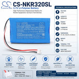 3.7V, Li-Polymer, 4000mAh, Equipment, Survey, Test battery fits Novker, 20031019344, AUA800, AUA900A, 14.8Wh Equipment, Survey, Test Cameron Sino Technology Limited