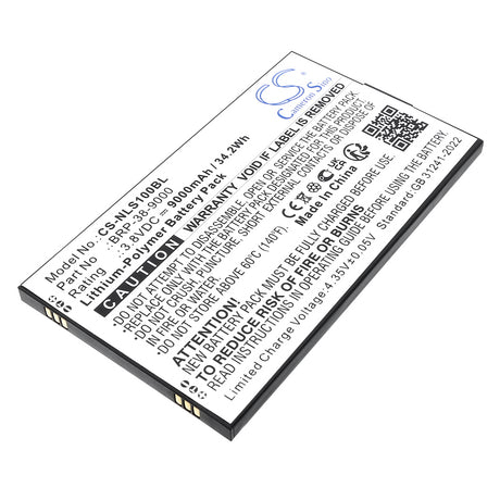 3.8V, Li-Polymer, 9000mAh, Tablet battery fits Newland, BRP-38-9000, SD100 Orion II MD, 34.2Wh Tablet Cameron Sino Technology Limited