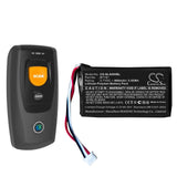 3.7V, Li-Polymer, 950mAh, Barcode Scanner battery fits Newland, 1100020105, NLS-BS80, 3.52Wh Barcode Scanner Cameron Sino Technology Limited