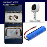 3.7V, Li-ion, 2600mAh, Speaker battery fits Nanit, 18650NR-26, L101, Sound and Light, 9.62Wh Speaker Cameron Sino Technology Limited