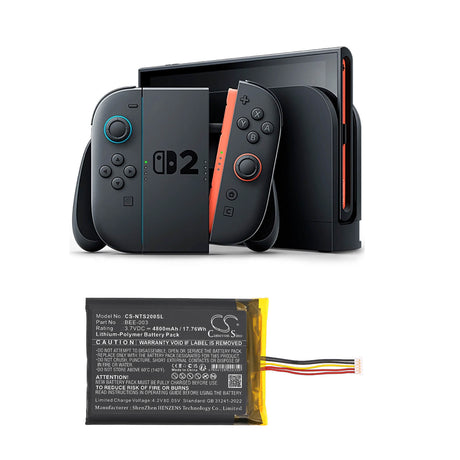 3,7V, Li-Polymère, 4800mAh, batterie de console de jeu compatible avec Nintendo, BEE-003, BEE 001, BEE-001, 17,76Wh Console de jeu Cameron Sino Technology Limited