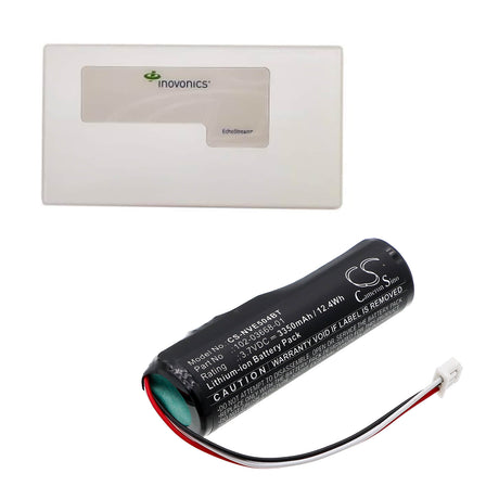 3.7V, Li-ion, 3350mAh , Alarm System battery fits Inovonics, 102-03668-01, Ee5000, En5040, 12.4Wh Alarm System Cameron Sino Technology Limited