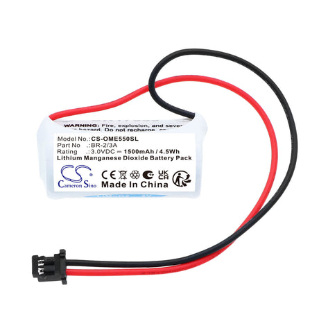 3V, Li-MnO2, 1500mAh, PLC battery fits Okuma, BR-2/3A, 1107484, N8368-10116SP17, 4.5Wh PLC Cameron Sino Technology Limited